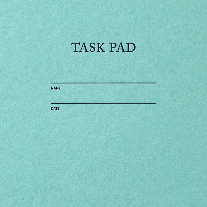 Task Pad Notebook - Pool