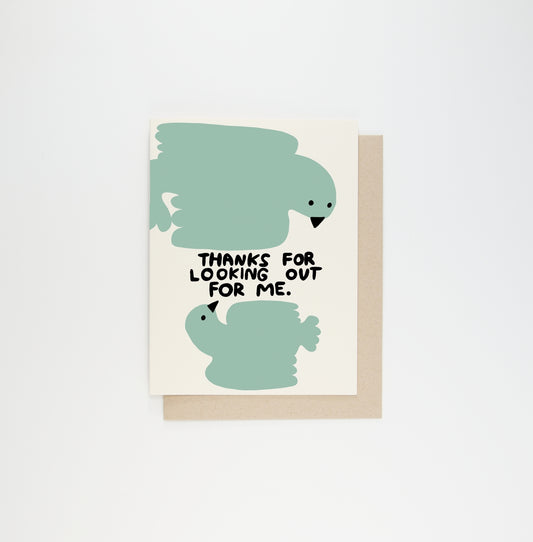 Card: Thanks For Looking Out For Me