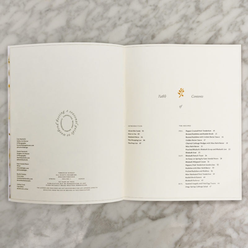 Through Sunday Cookbook Magazine