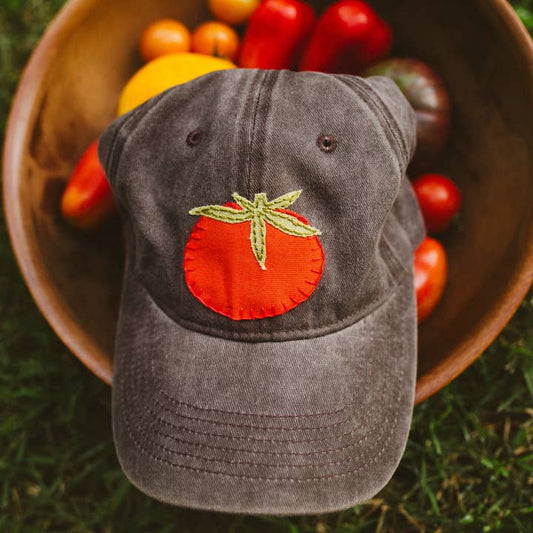 Handmade Iron-On Patch : TOMATO