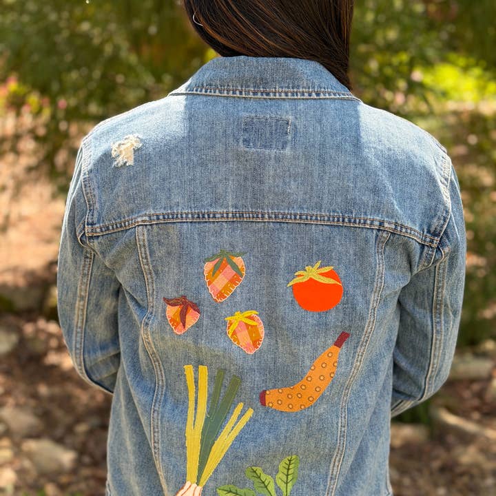 Handmade Iron-On Patch : TOMATO