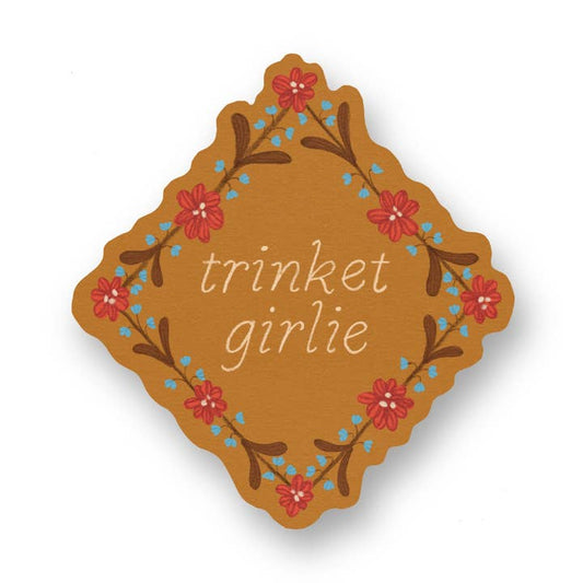 "Trinket Girlie" Vinyl Sticker