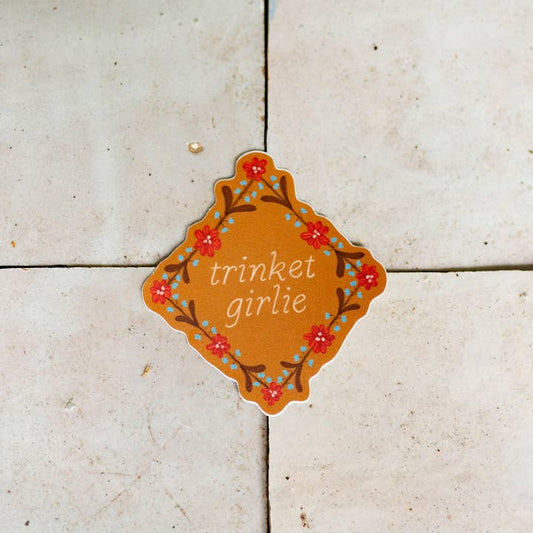 "Trinket Girlie" Vinyl Sticker