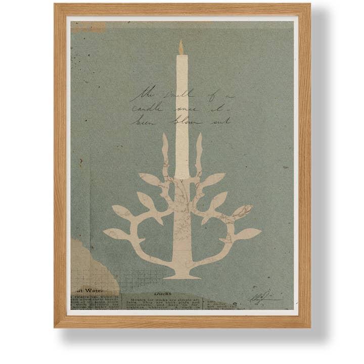 "When the Wick Goes Out" Art Print (8.5 x 11)