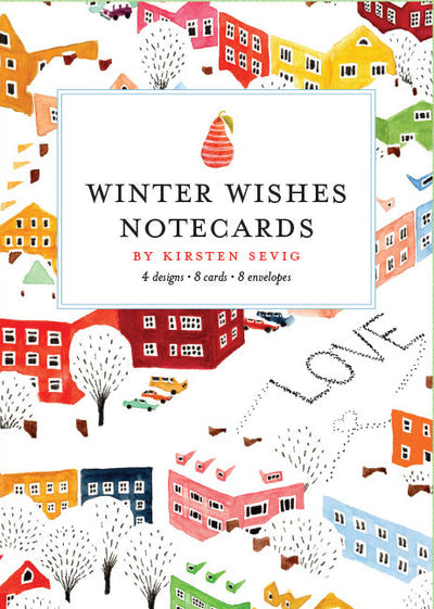 "Winter Wishes" Notecards by Kirsten Sevig