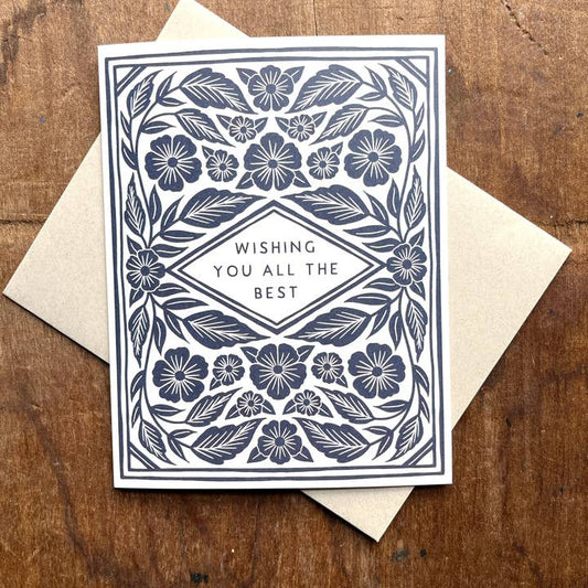 "Wishing You All the Best," Greeting Card