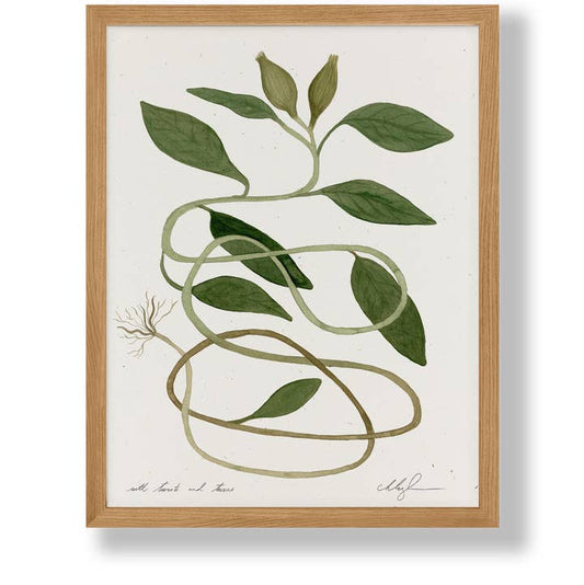 "With Twists and Turns" Art Print (8.5 x 11)