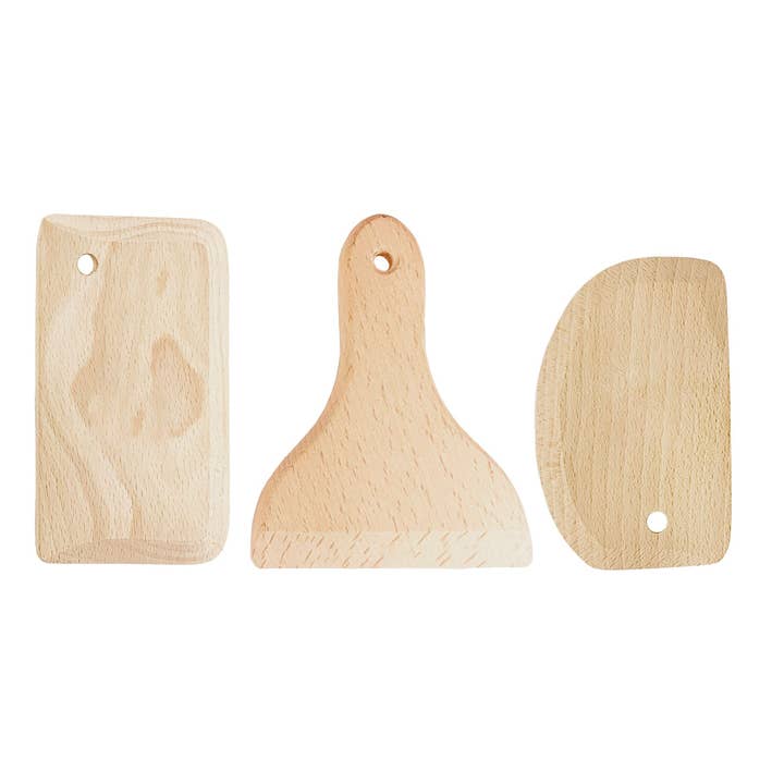 Handcrafted Wooden Dough Tool Set