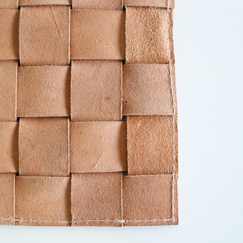 Woven Leather Trivet