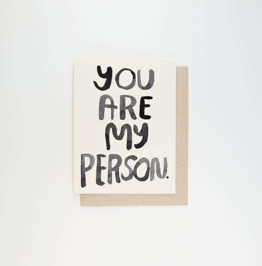 Card: You Are My Person