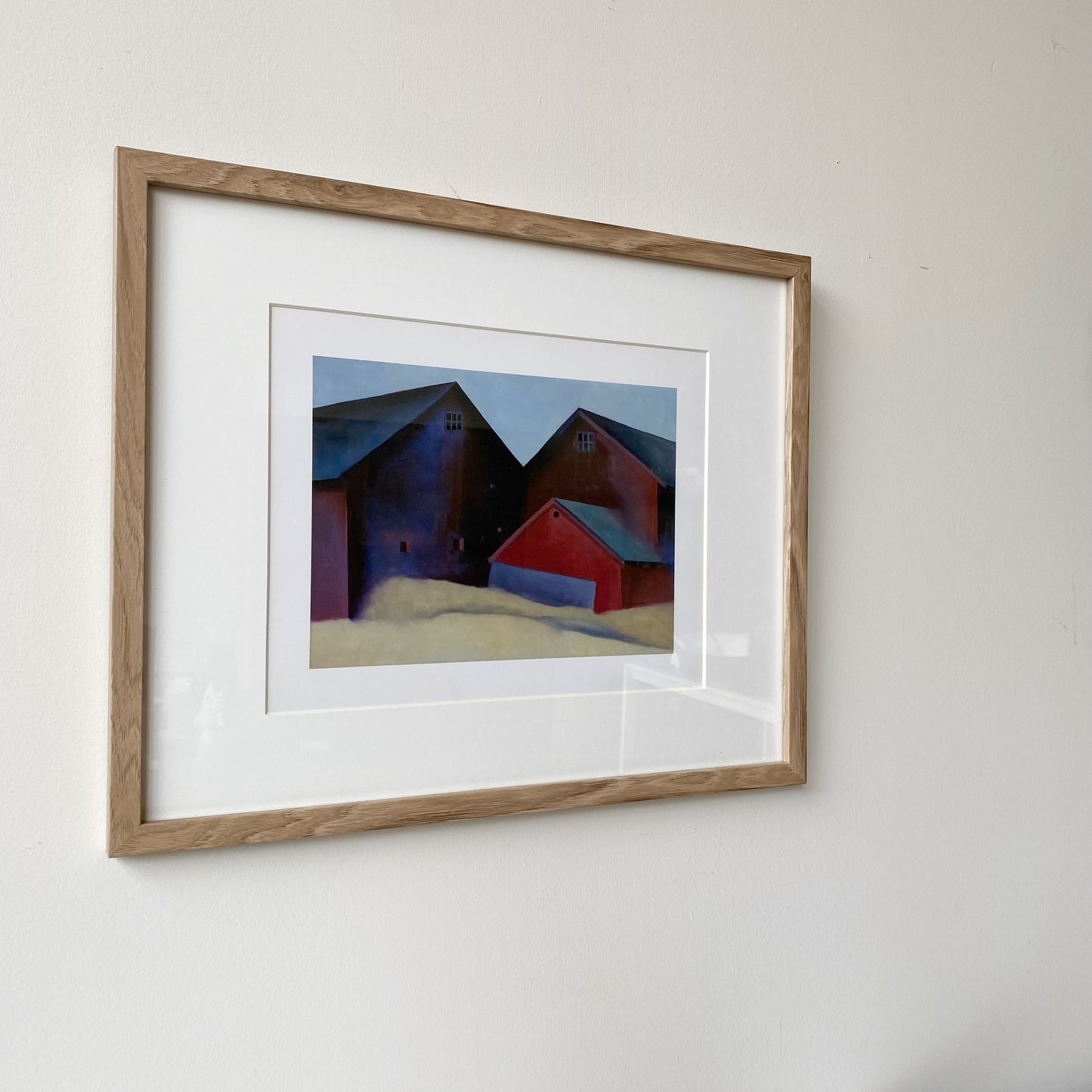 “Ends of Barns” Art Print (Georgia O’Keeffe)