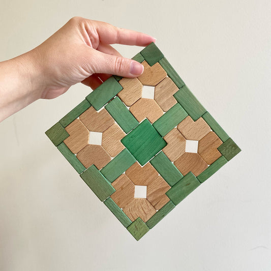 Vintage Wooden Trivet, Germany