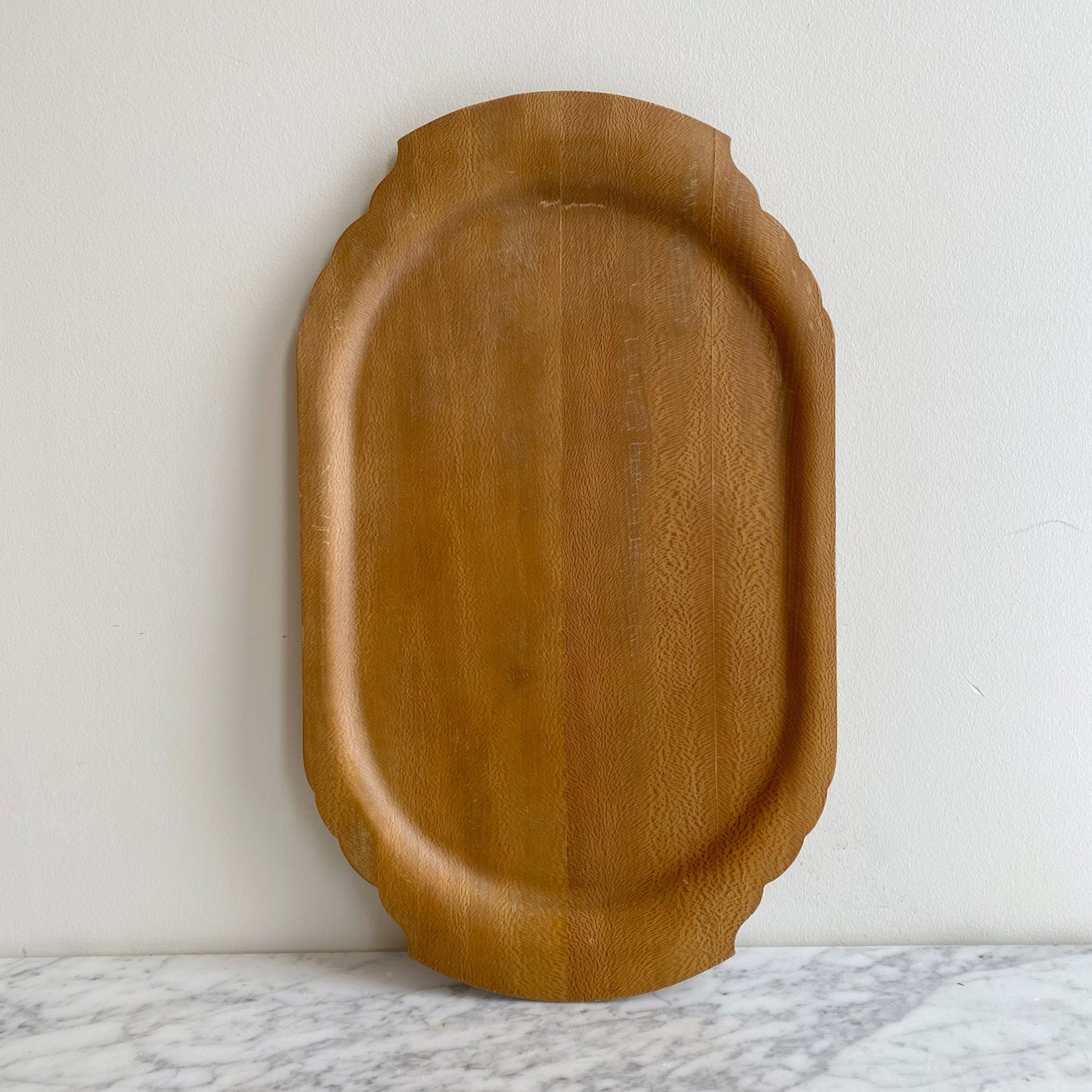 Vintage Wood Breakfast Tray, 18"