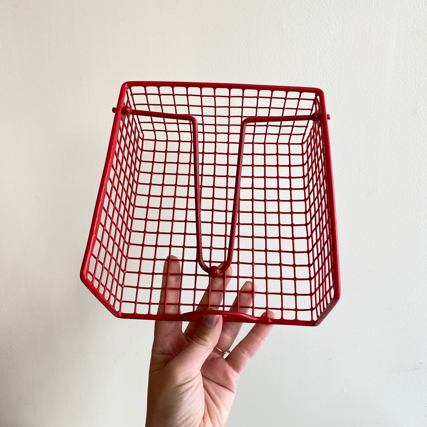 Vintage Red Wire Napkin Holder