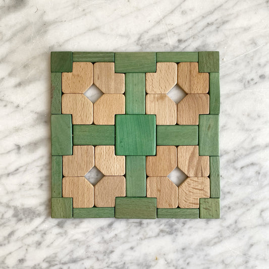 Vintage Wooden Trivet, Germany