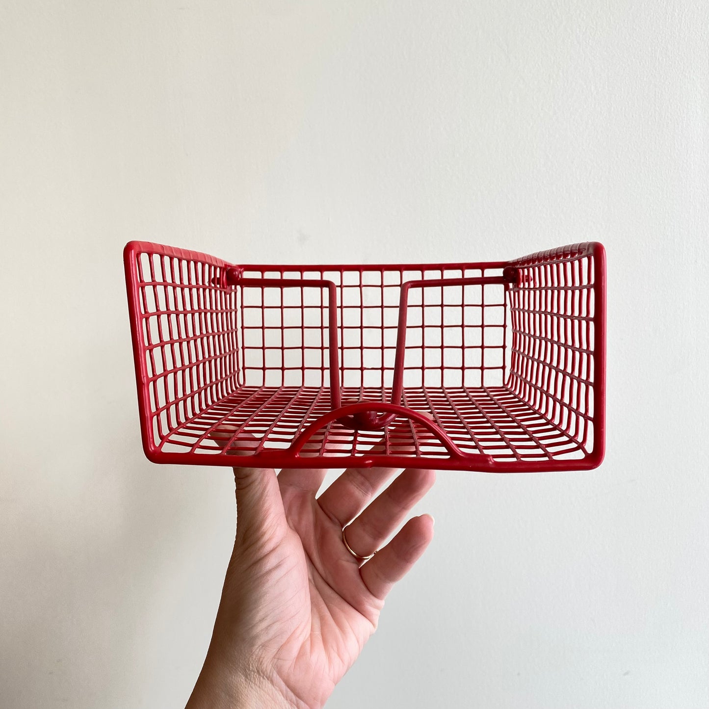 Vintage Red Wire Napkin Holder