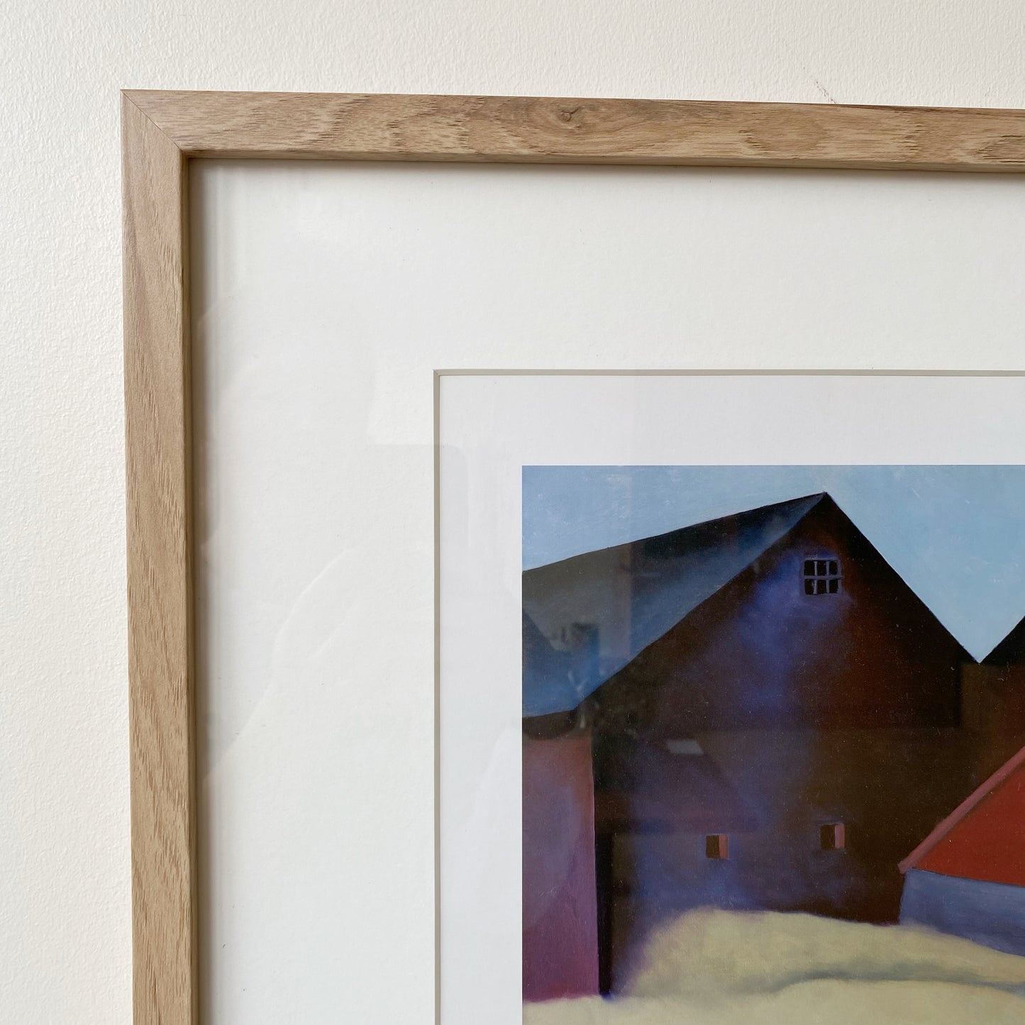 “Ends of Barns” Art Print (Georgia O’Keeffe)