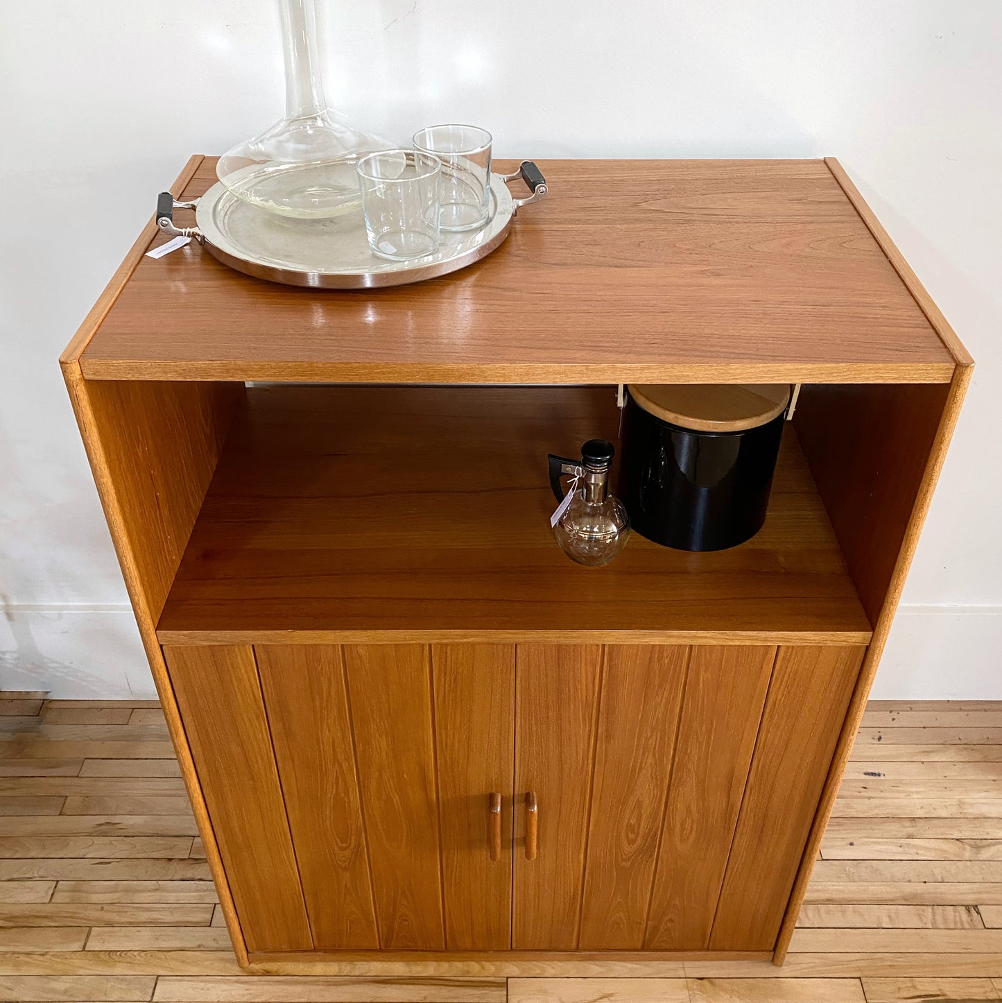 Vintage Teak Storage Cabinet