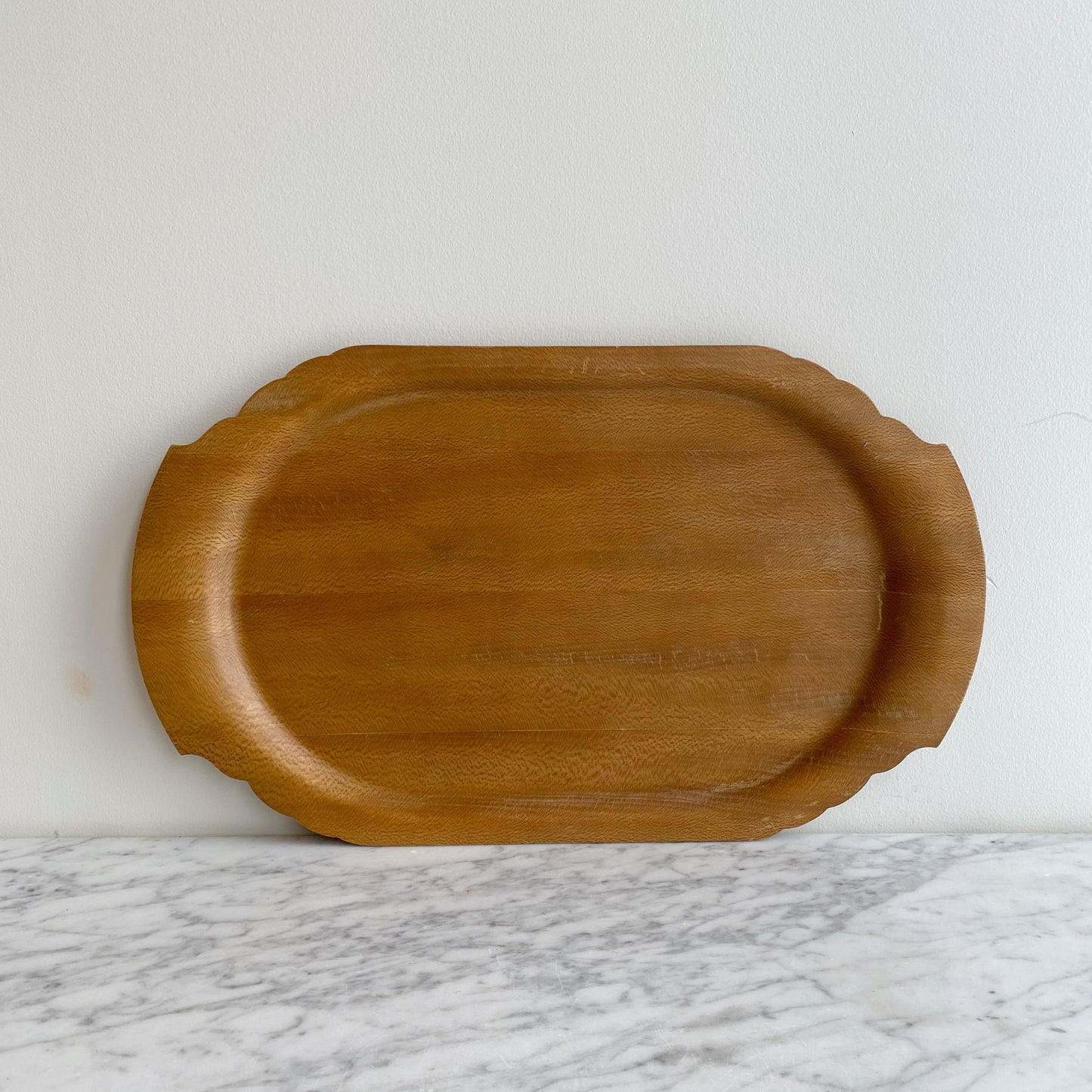 Vintage Wood Breakfast Tray, 18"