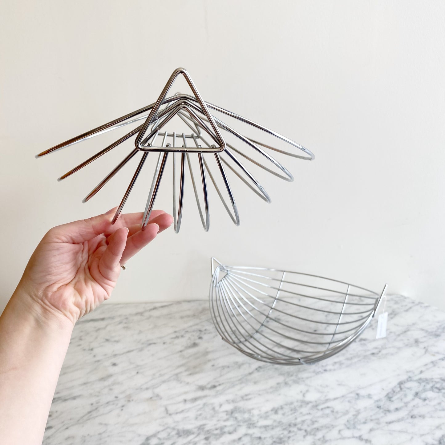 Set: Found Modern Stainless Fruit Baskets