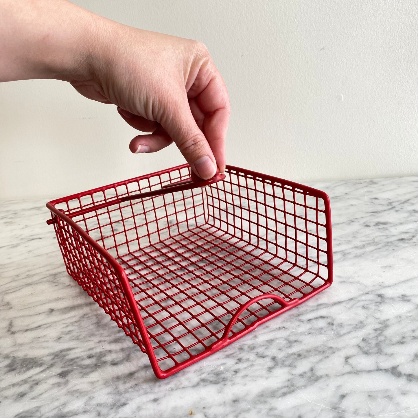 Vintage Red Wire Napkin Holder