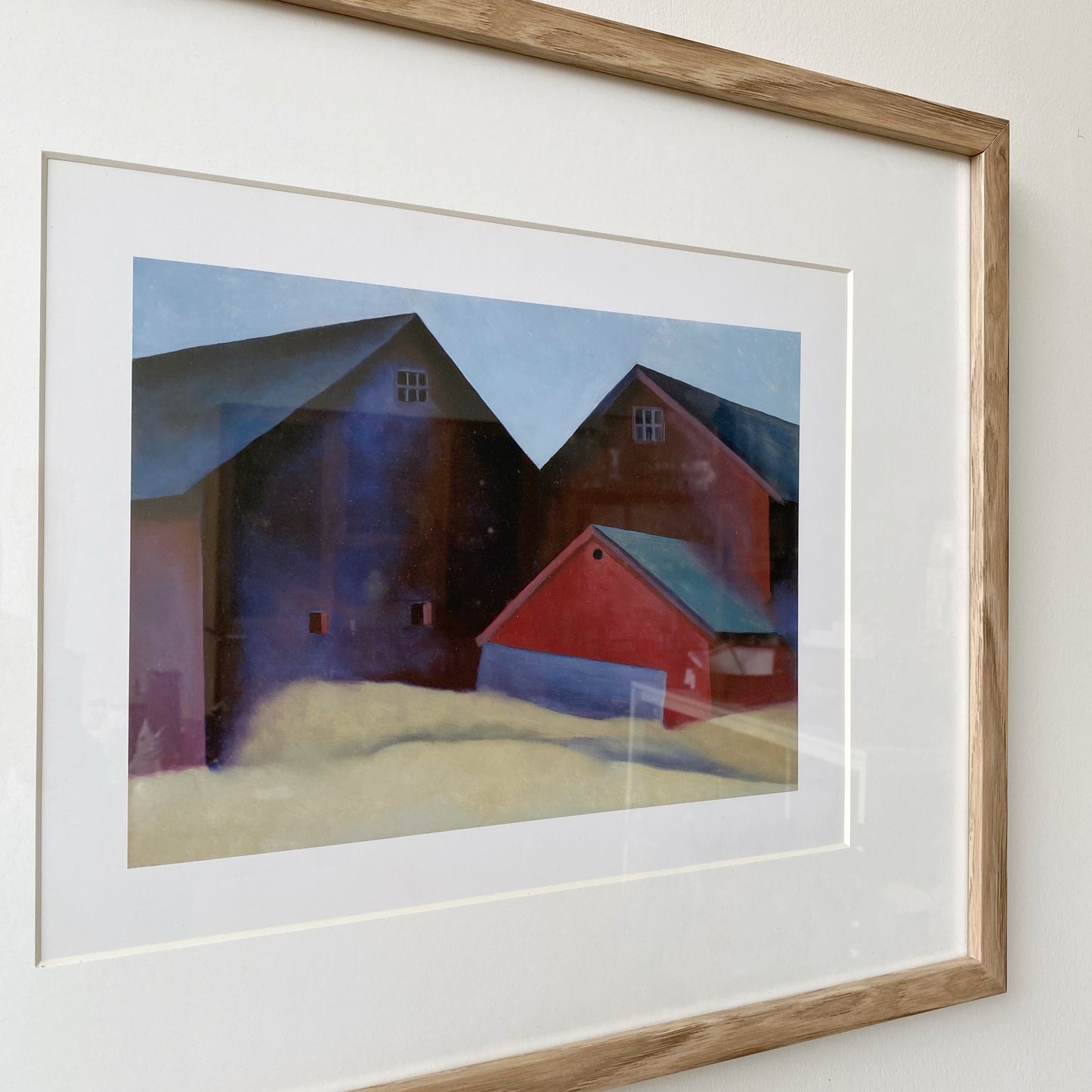 “Ends of Barns” Art Print (Georgia O’Keeffe)