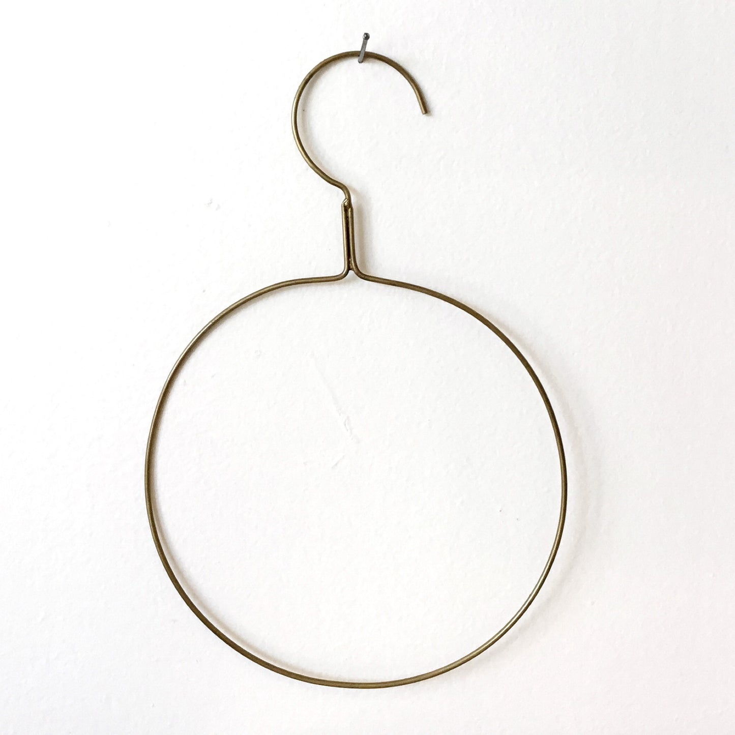 Simple Brass Scarf Hanger