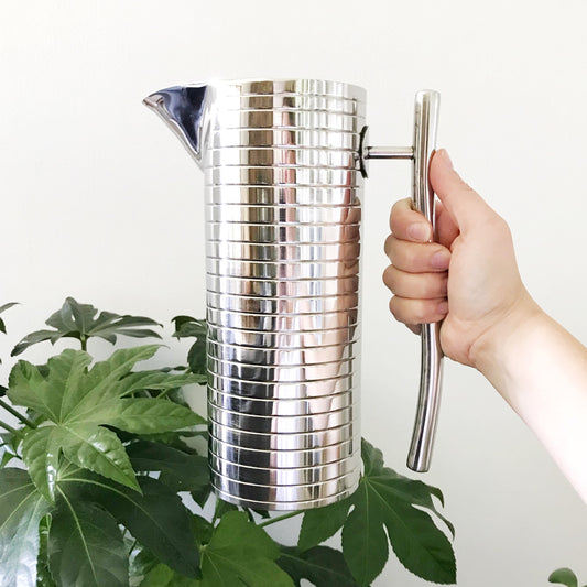 Vintage Modern Stainless Water Pitcher