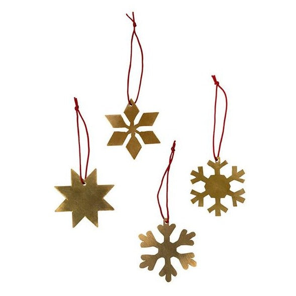 Brass Snowflake Ornament, Choose