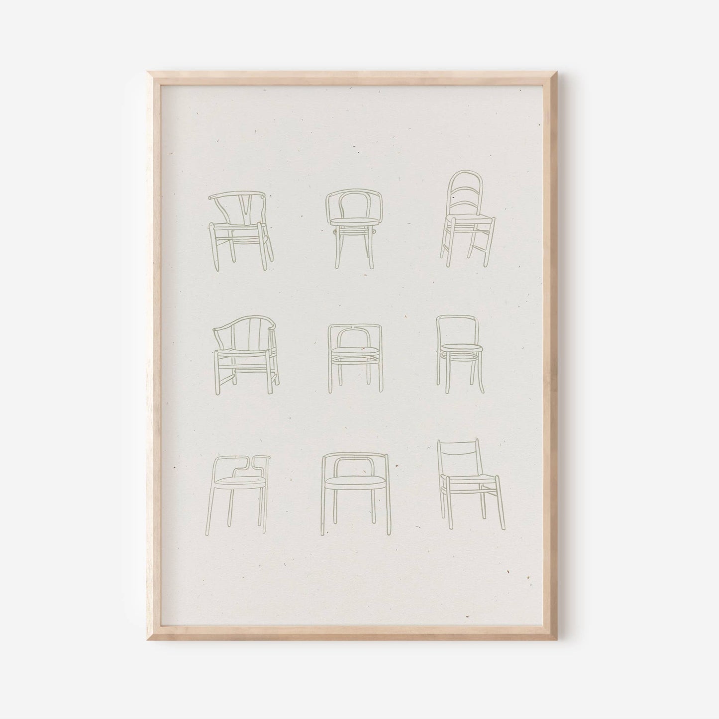 "Danish Chair Museum" Art Print (11 x 14)