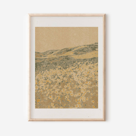 "Field of 70's Wallpaper" Art Print (11 x 14)