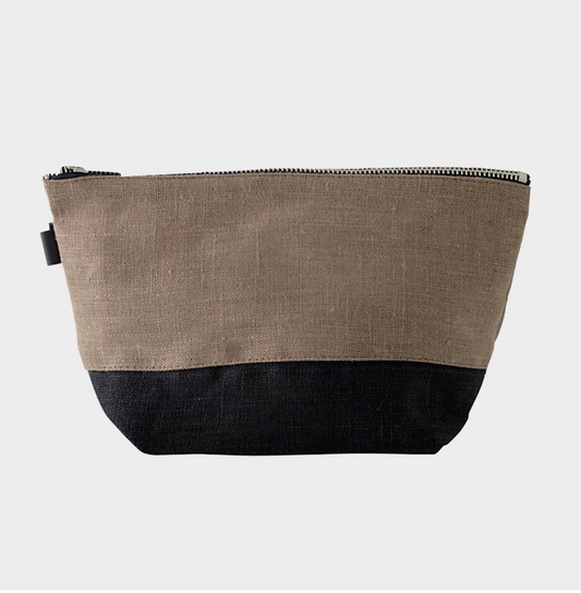 Linen Zipper Pouch by Fog Linen Work