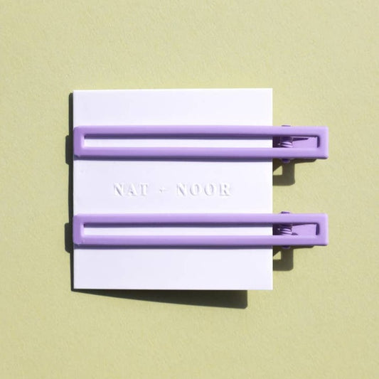 LEIA Hair Clips, Lilac