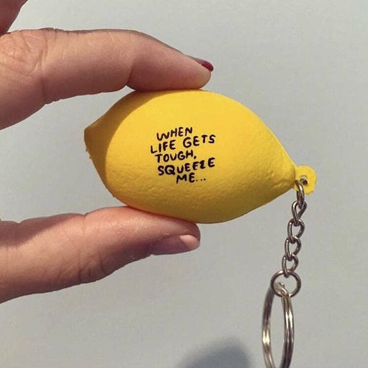 LIMITED EDITION: Lemon Stress Ball Keychain
