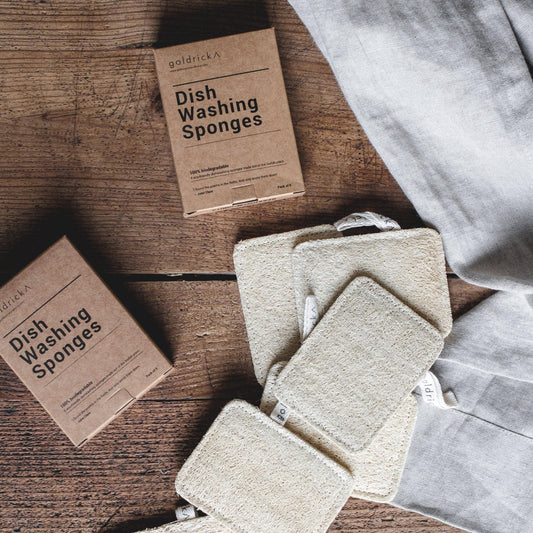 Loofah Dishwashing Sponges (Box of 5)