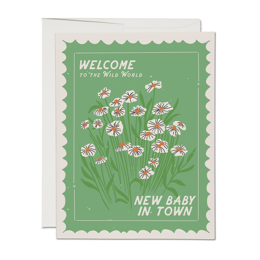 Greeting Card: Welcome to the Wild World