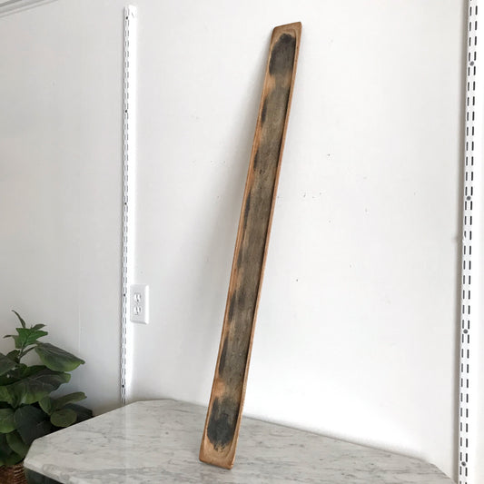 Antique Wooden French Baguette Tray, 42"