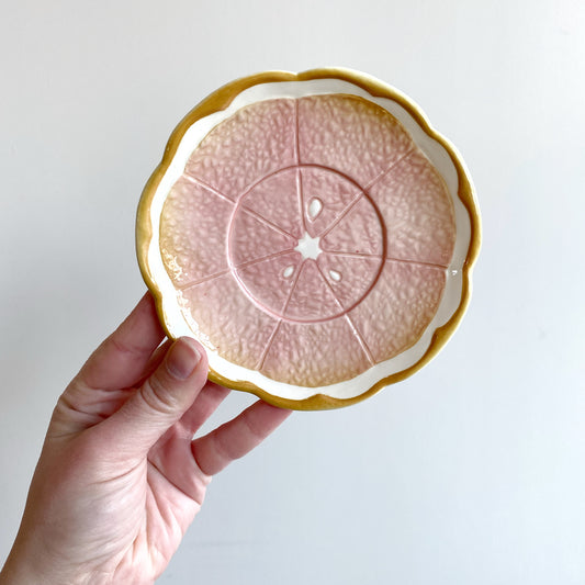 Vintage Ceramic Grapefruit Dish