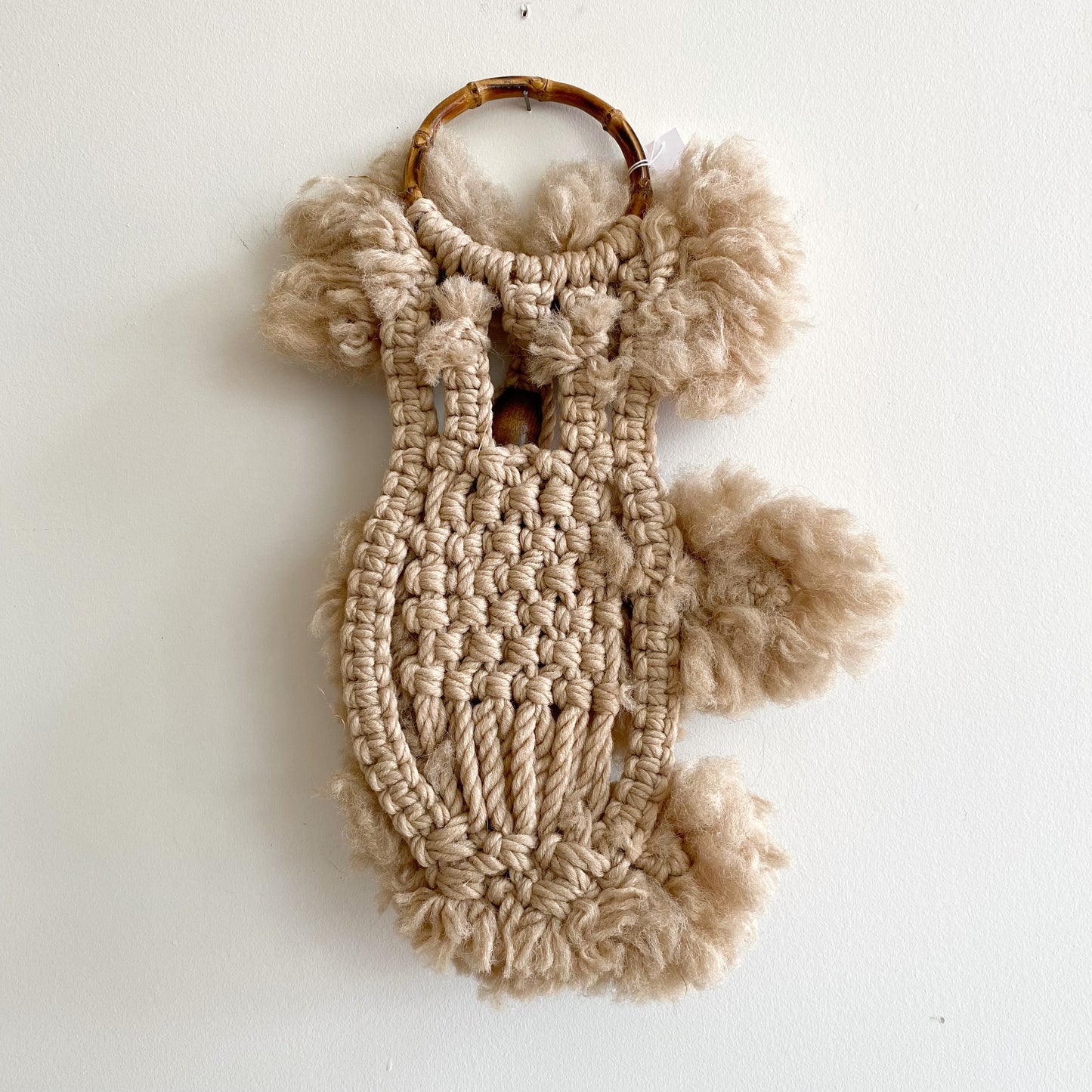 Vintage Macramé Koala