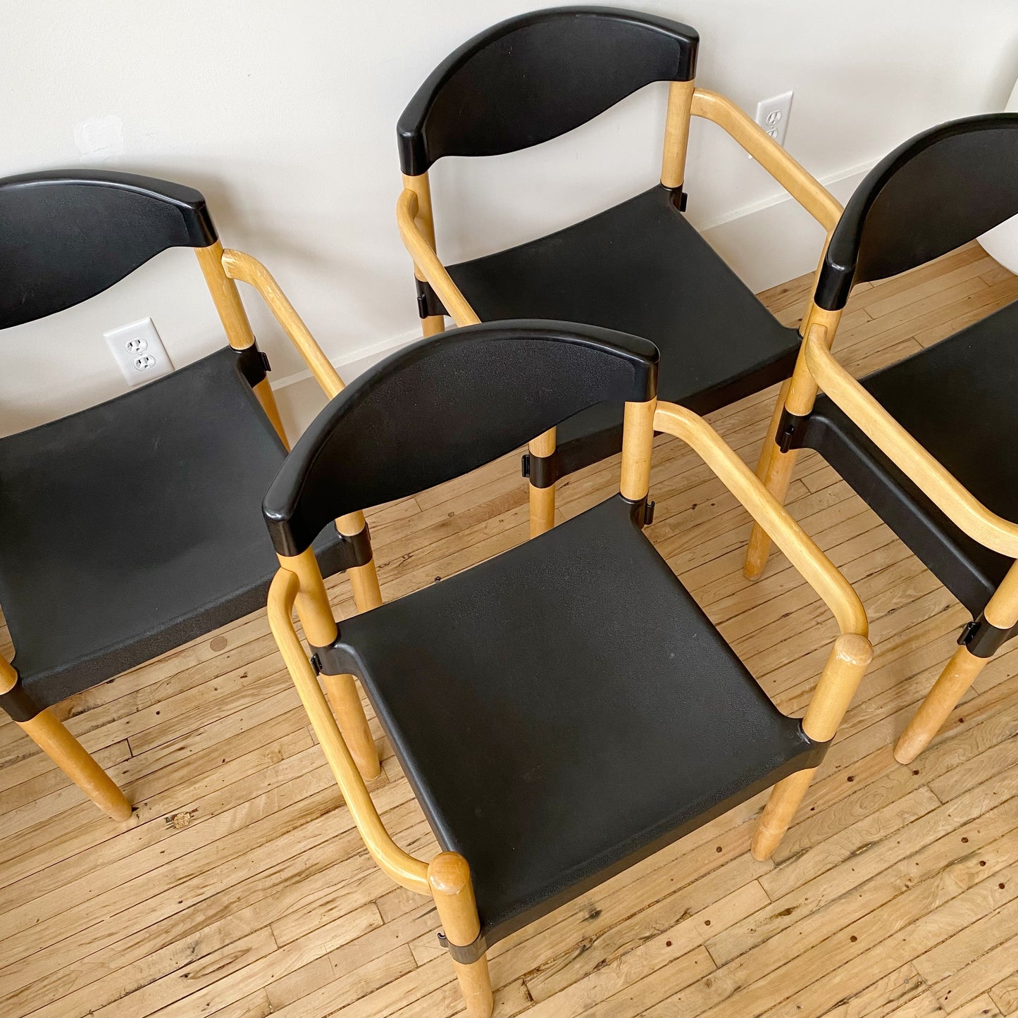 Set of 4 Vintage “Strax” Chairs by Hartmut Lohmeyer for Casala