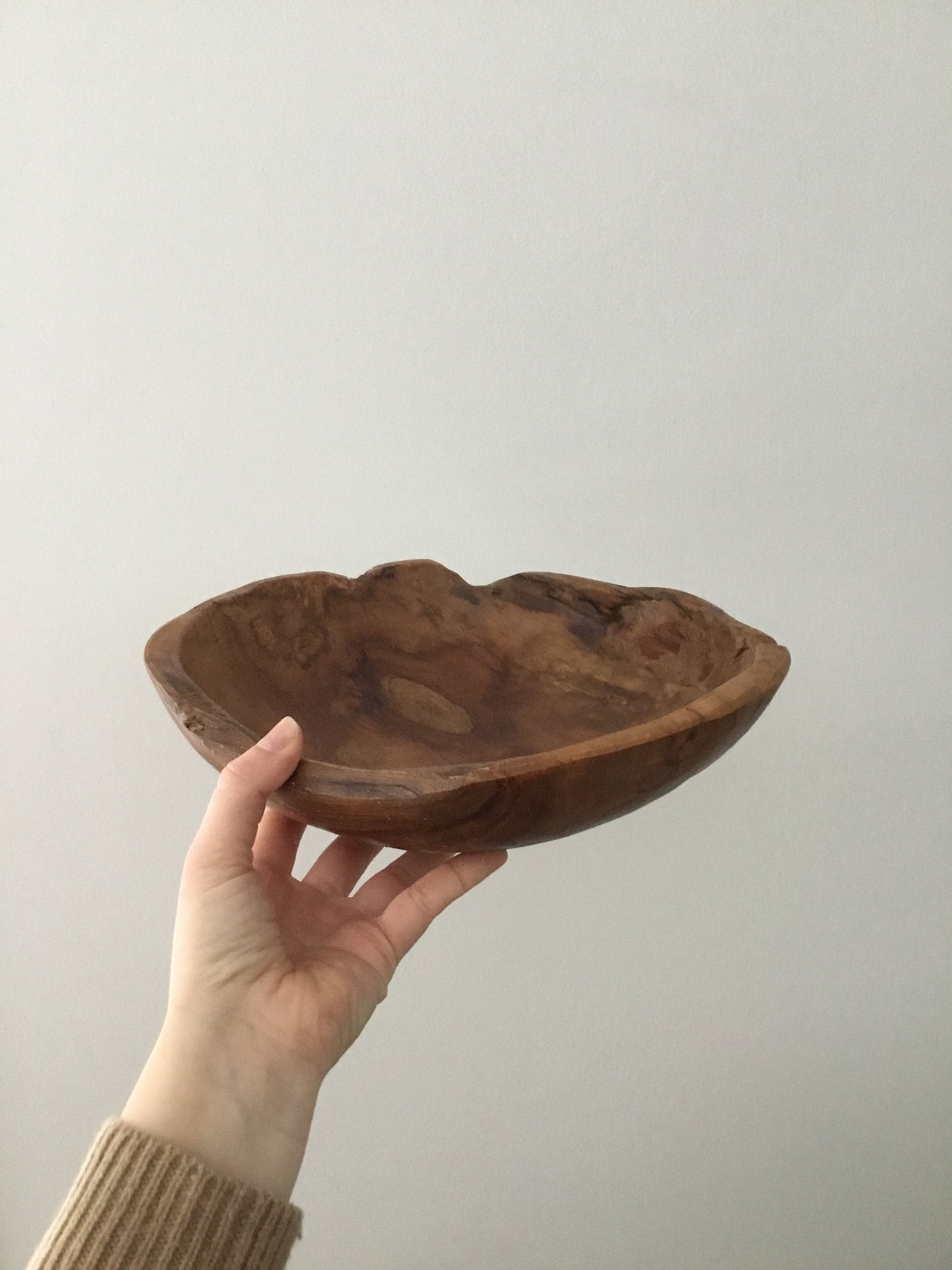 Decorative Natural Teak Root Bowl