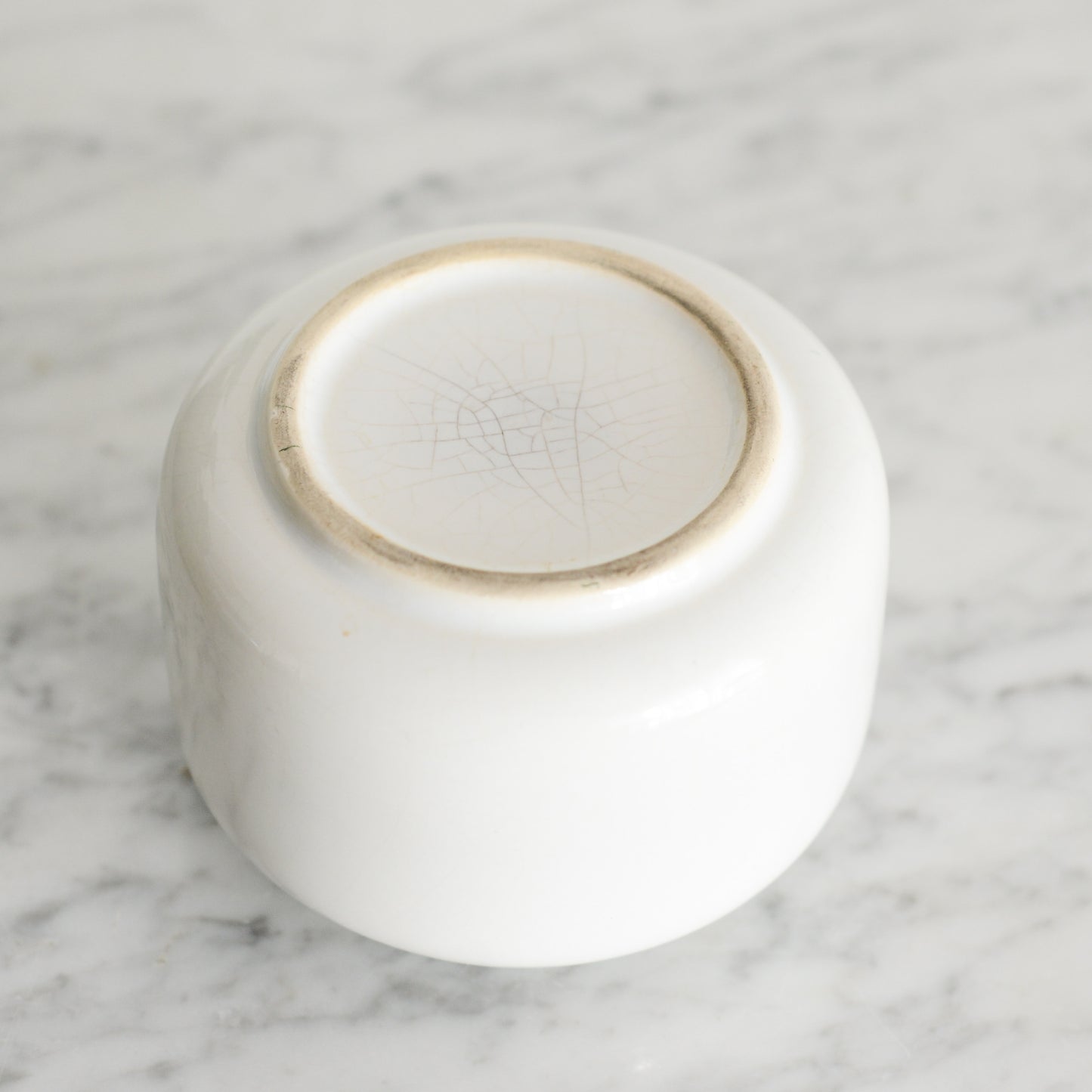 Simple White Ceramic Container with Lid