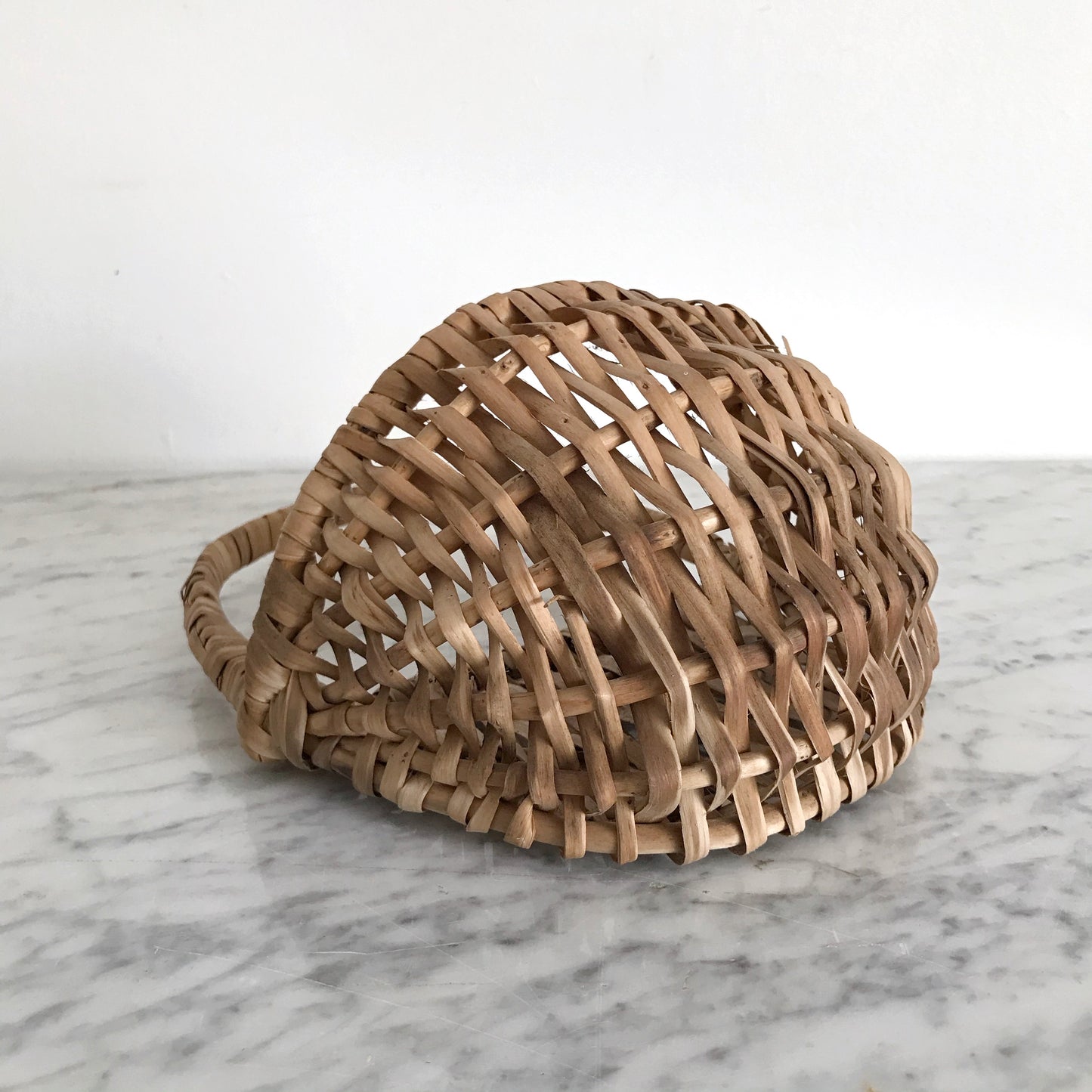 Small Woven Half Moon Basket