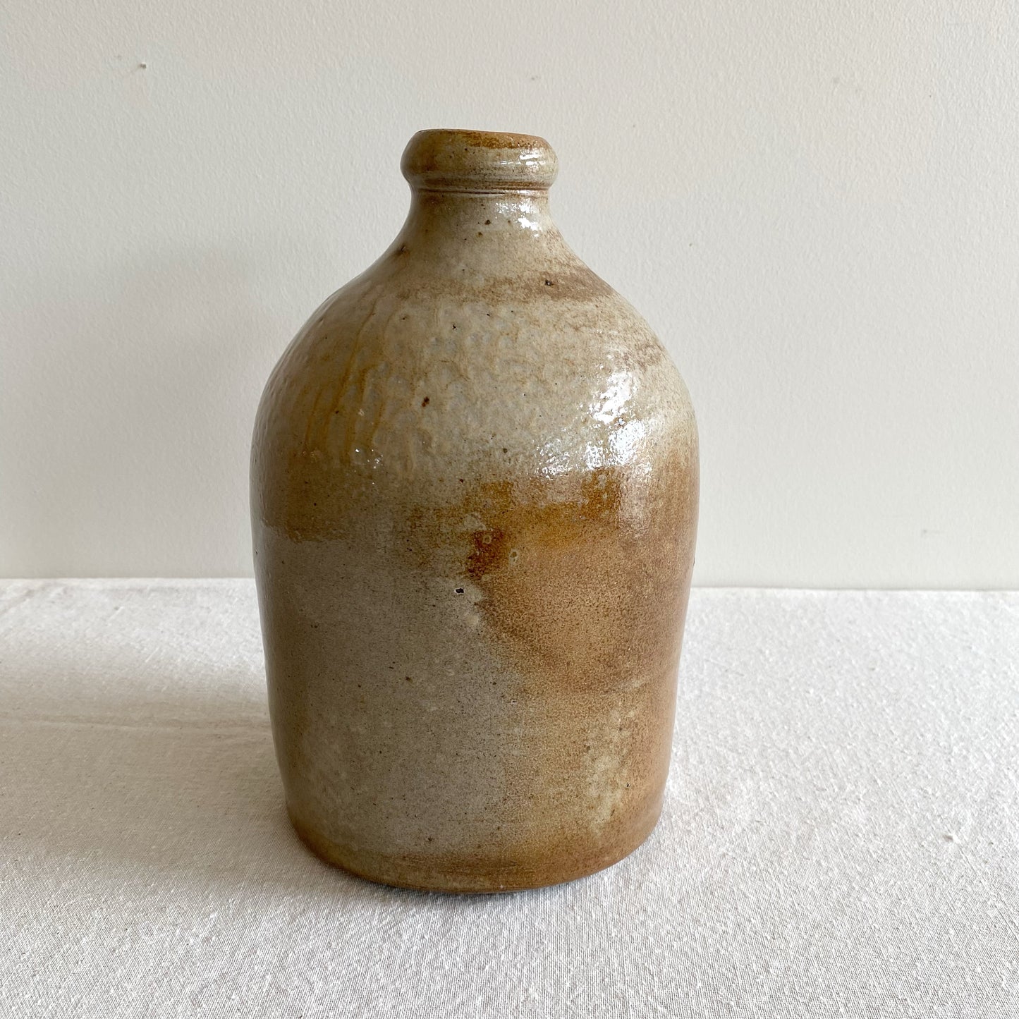 Vintage Stoneware Jug, 9.25”