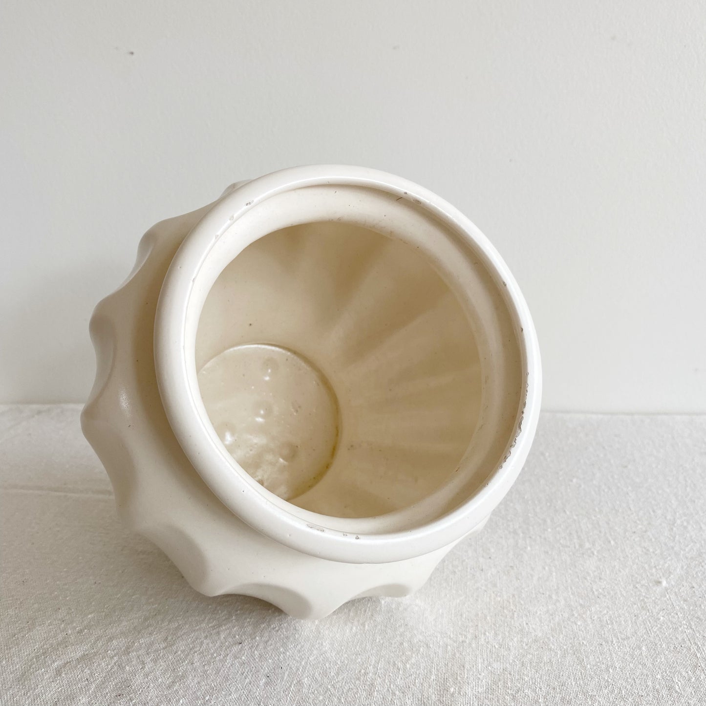 Vintage Ceramic Planter by Haeger, Ivory