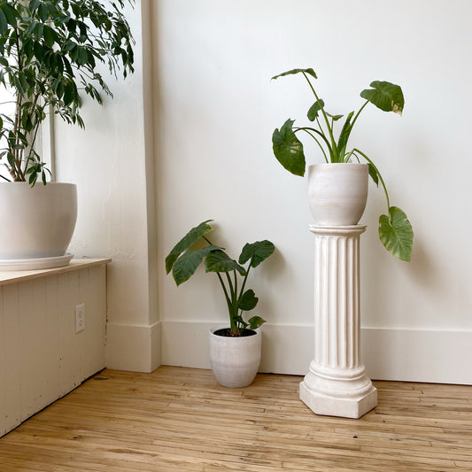 Vintage 29” Plaster Column / Pillar / Plant Stand
