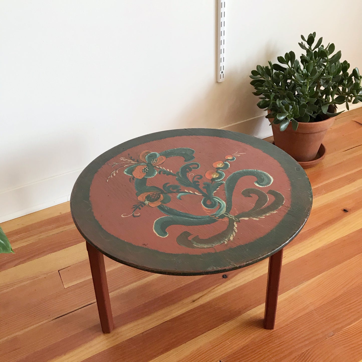 Vintage Hand-painted Folding Table