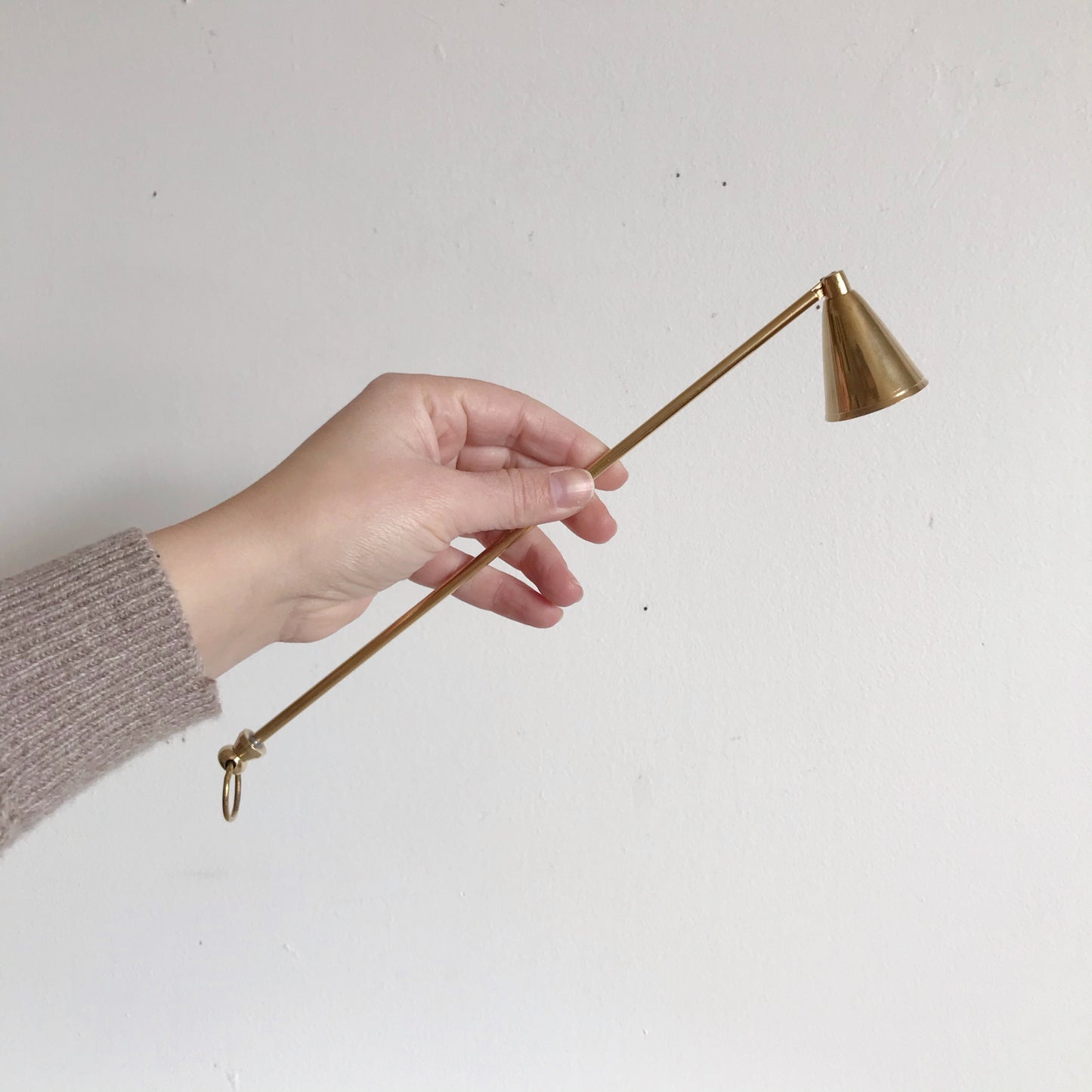 Simple Vintage Brass Candle Snuffer