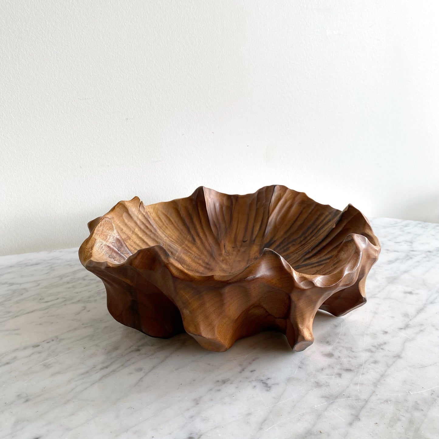 Found Carved Wooden Bowl