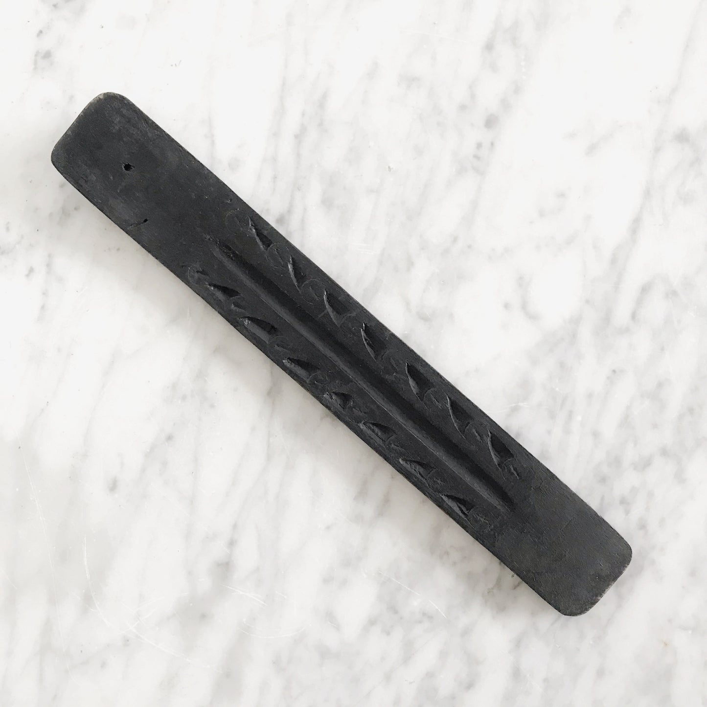 Carved Wood Incense Holder, Ebony